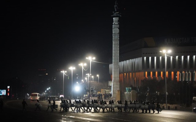 Митинги в Казахстане