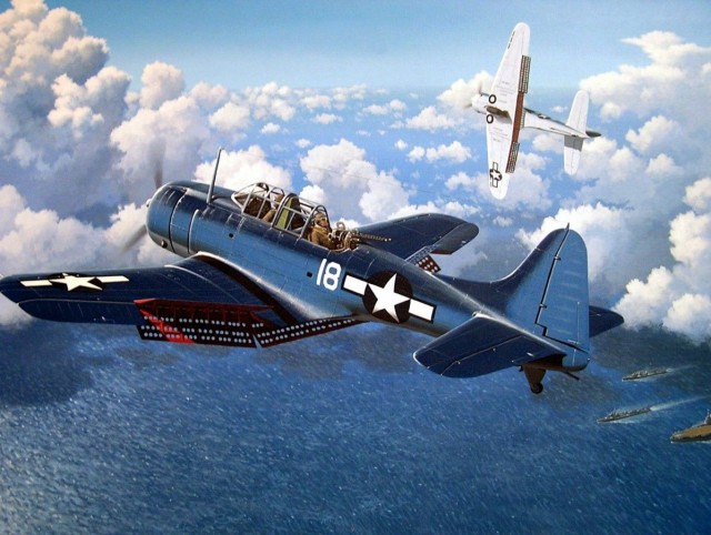 Curtiss SB2C Helldiver. Скотина US NAVY.