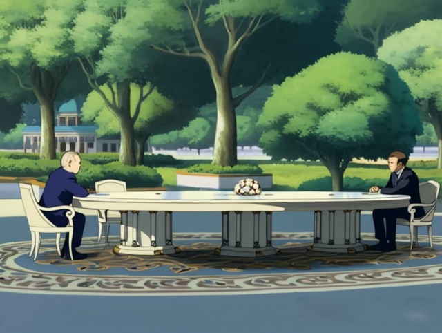 Однажды на ЯПе. Фотожаба ИИ.