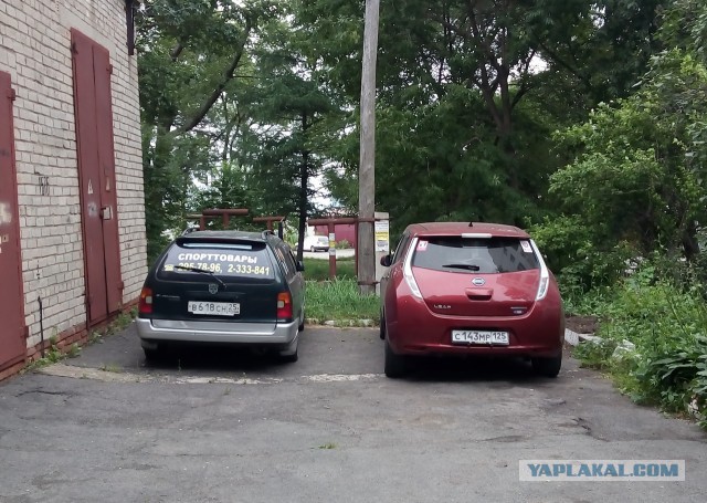 Когда в конец задрали цены на бензин. Nissan Leaf