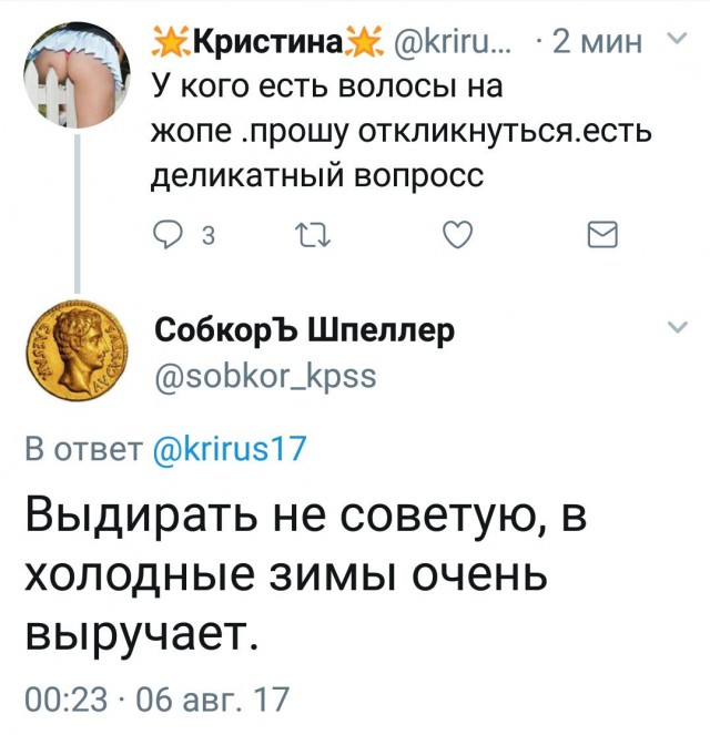 Смешные комментарии из социальных сетей 11.08.2017
