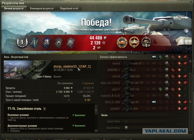 Wargaming 50! Пыщ пыщ, пробил! Урааа!