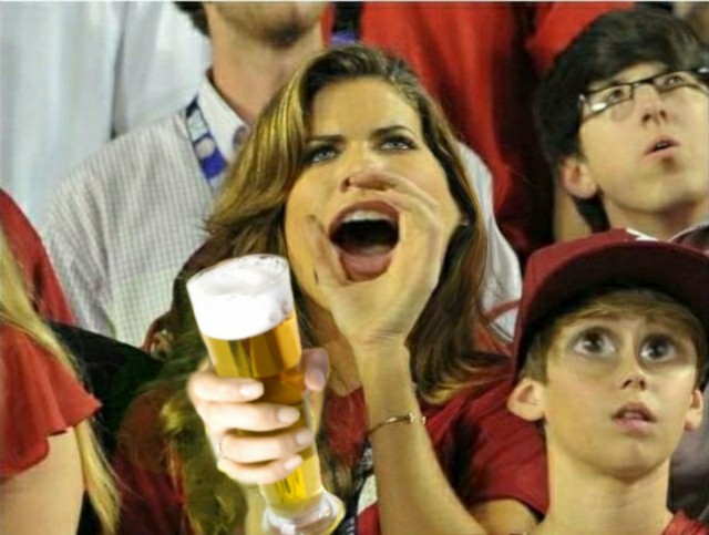 Фотожаба  Болельщица