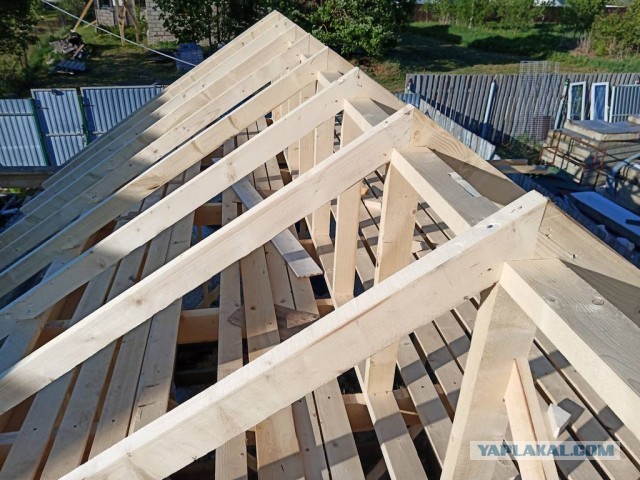 Пилю хозблок 6x3 клиенту
