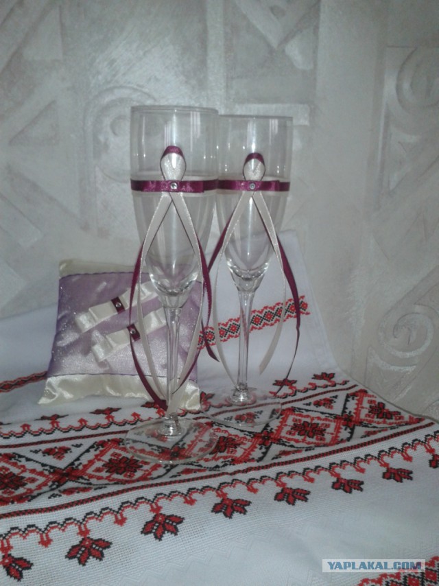 Бокалы к свадьбе