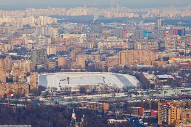 Москва с высоты птичьего полета