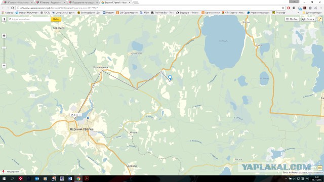 Карта верхних серег