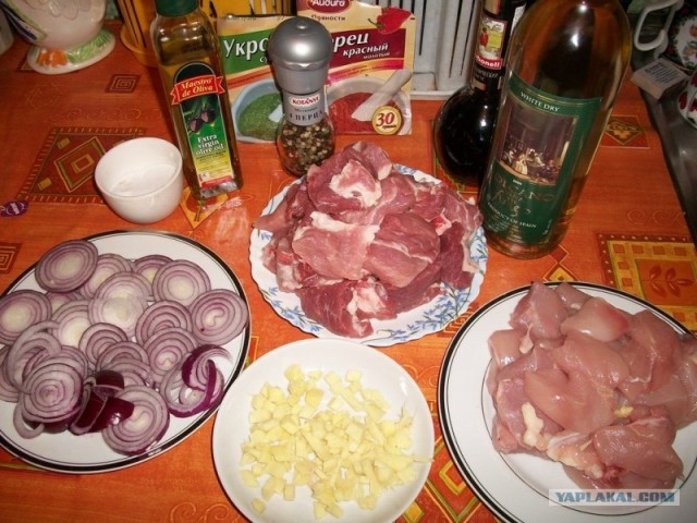 Шашлык, рецепты маринада, все про шашлык!