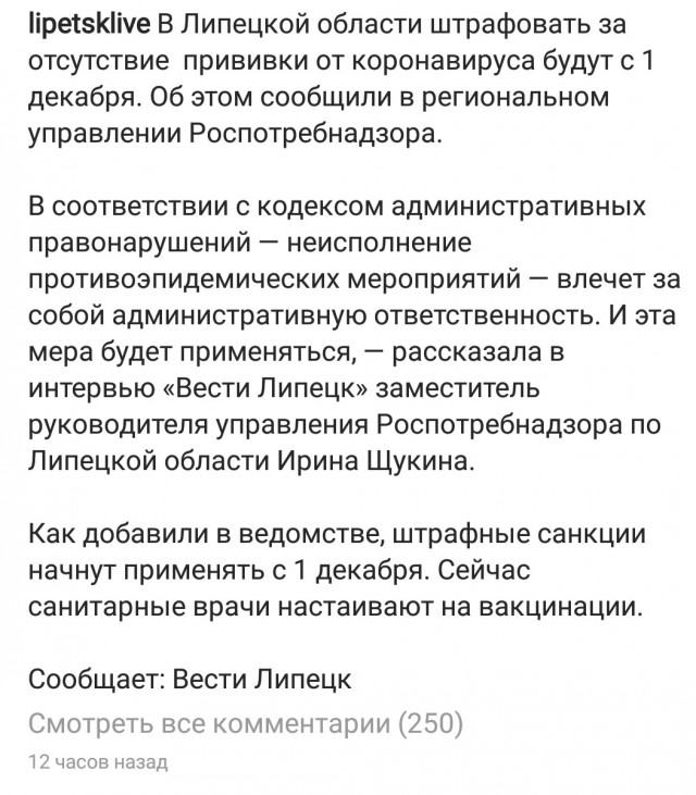 Общефедерального локдауна не будет, - Матвиенко