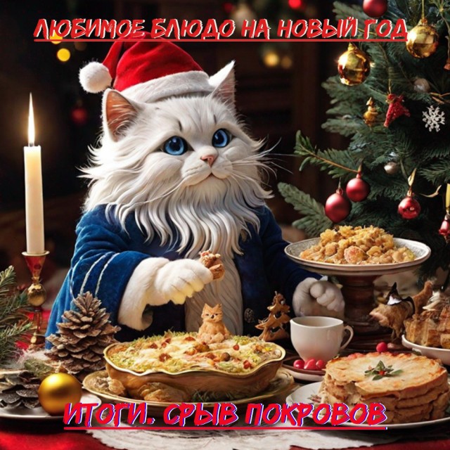 Любимое блюдо на Новый год — 2024. Итоги