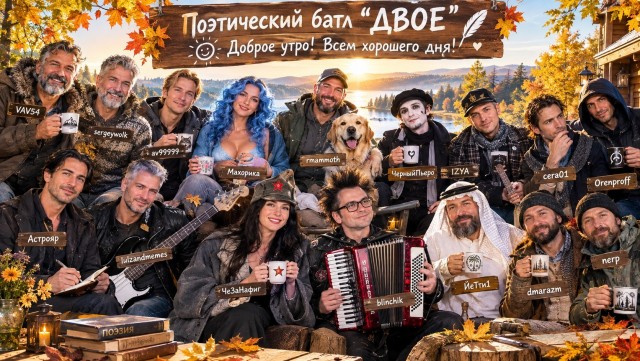 Двое, поэтический батл