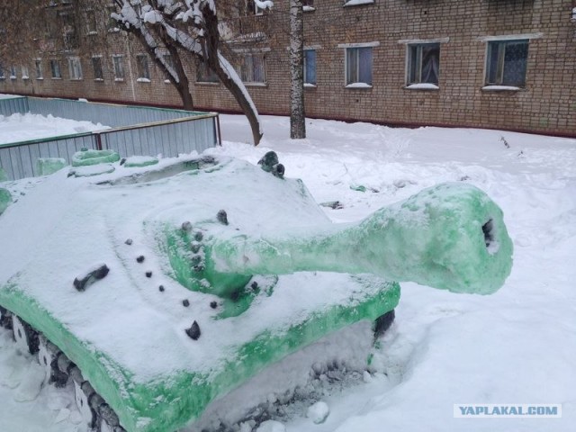 Офигенный "снеговик"