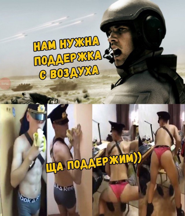 Появилось видео танца с конями в поддержку клипа курсантов