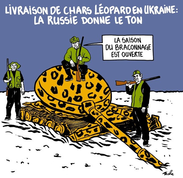 Французский журнал жёстко прошёлся по теме поставок танков "Леопард" на Украину