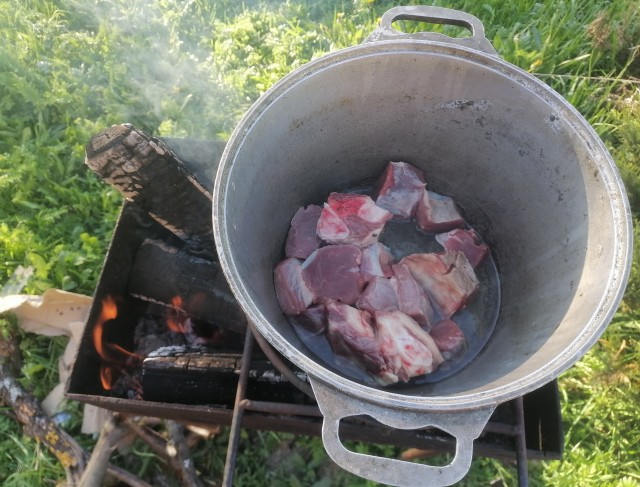 Готовим стейк Диана