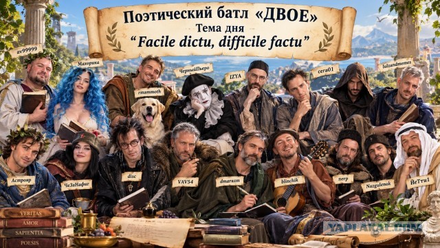 Двое, поэтический батл