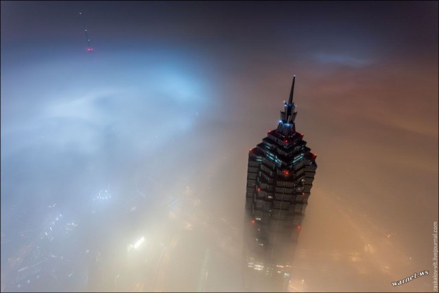 Shanghai Tower (650 meters).