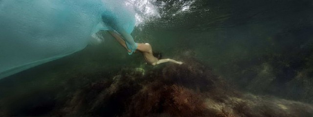 Девочки разные под водой