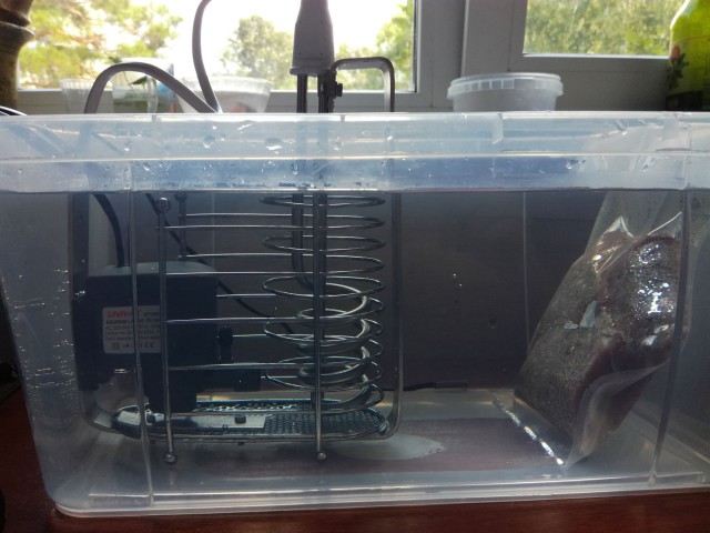 Корейка по технологии а-ля sous-vide.