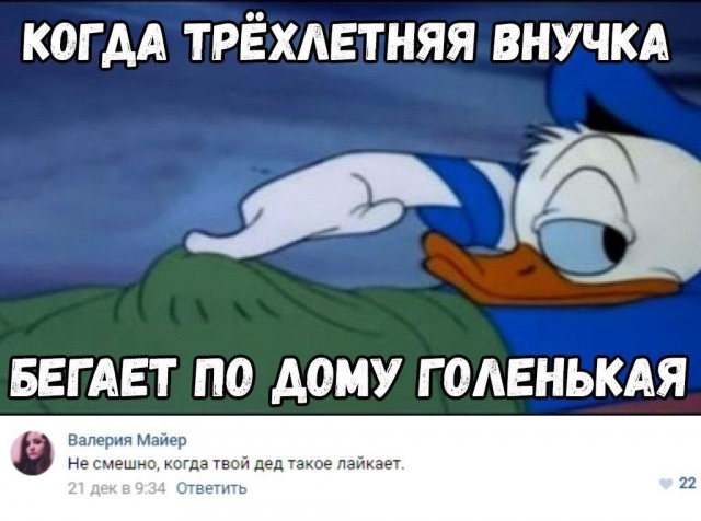 Вечерело... Маразм постучался в окно