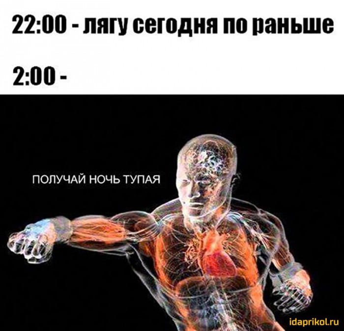 Только лег с намерением выспаться! И так каждую ночь...