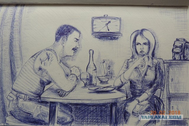 Немного своих  рисунков про отношения и всё такое