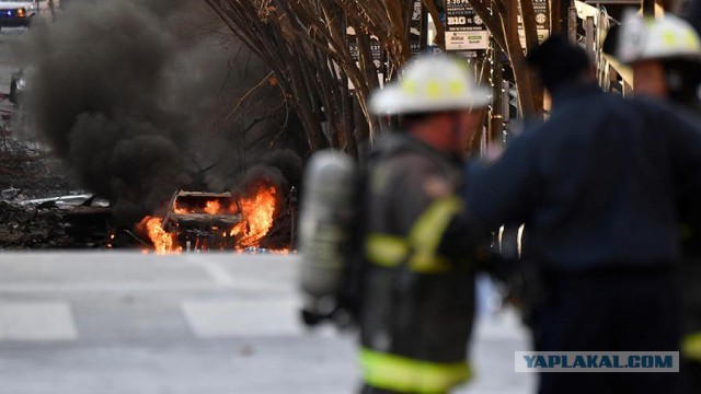 Мощный взрыв произошёл в американском Нэшвилле около получаса назад
