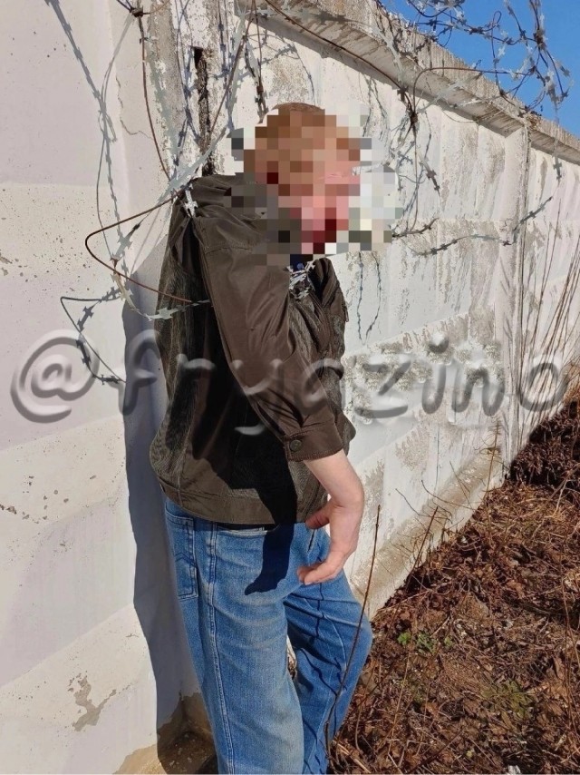 Поймали диверсанта