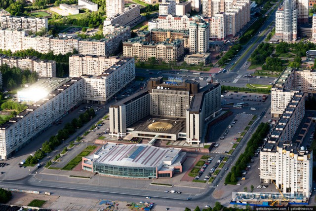 Санкт-Петербург с вертолета