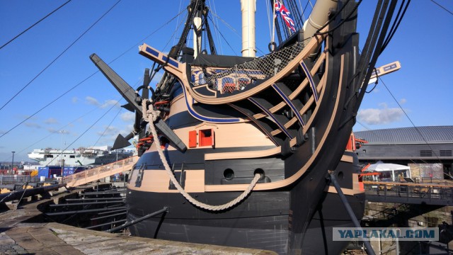 Посещение HMS Victory в г. Портсмут, Великобритания