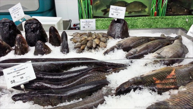 Цены на продукты в киевском супермаркете