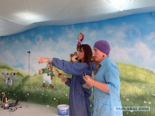 Роспись детского центра