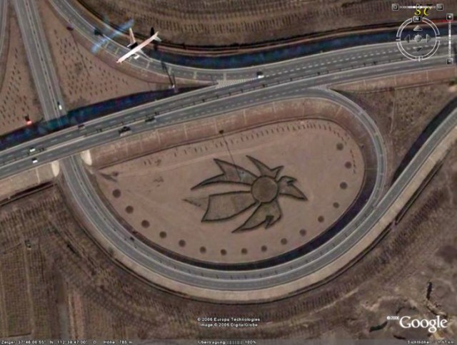 Интересные места в Google Earth