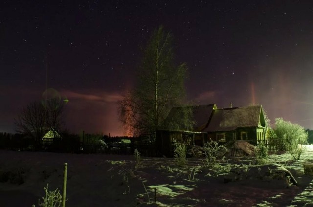 Просто красиво. Несколько ночных деревенских фото