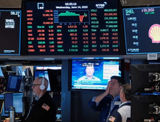 Американские акции рухнули на старте торгов на ожиданиях рецессии