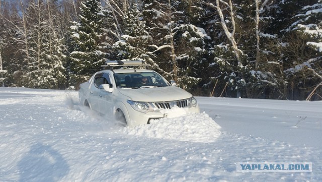 Mitsubishi L200 2016 - Offroad-тест в снегах России + немного Pajero V6