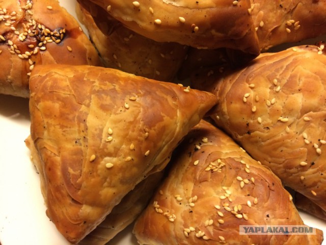 Узбекская кухня. Самса слоеная
