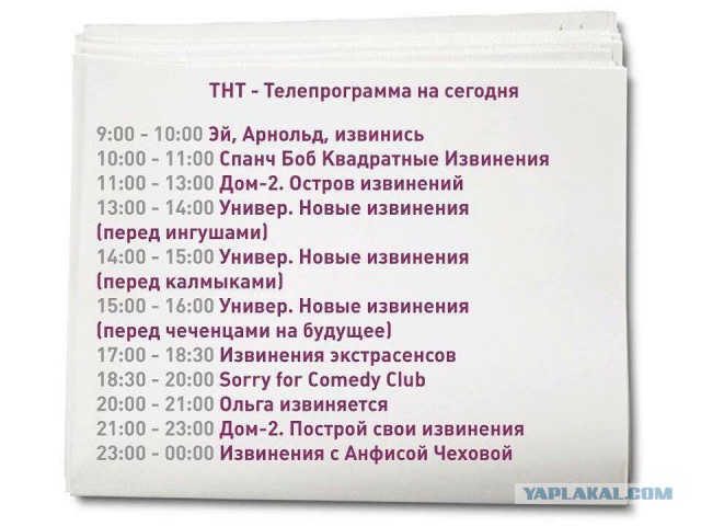 Россиянин подал в суд на ТНТ за извинение перед ингушами