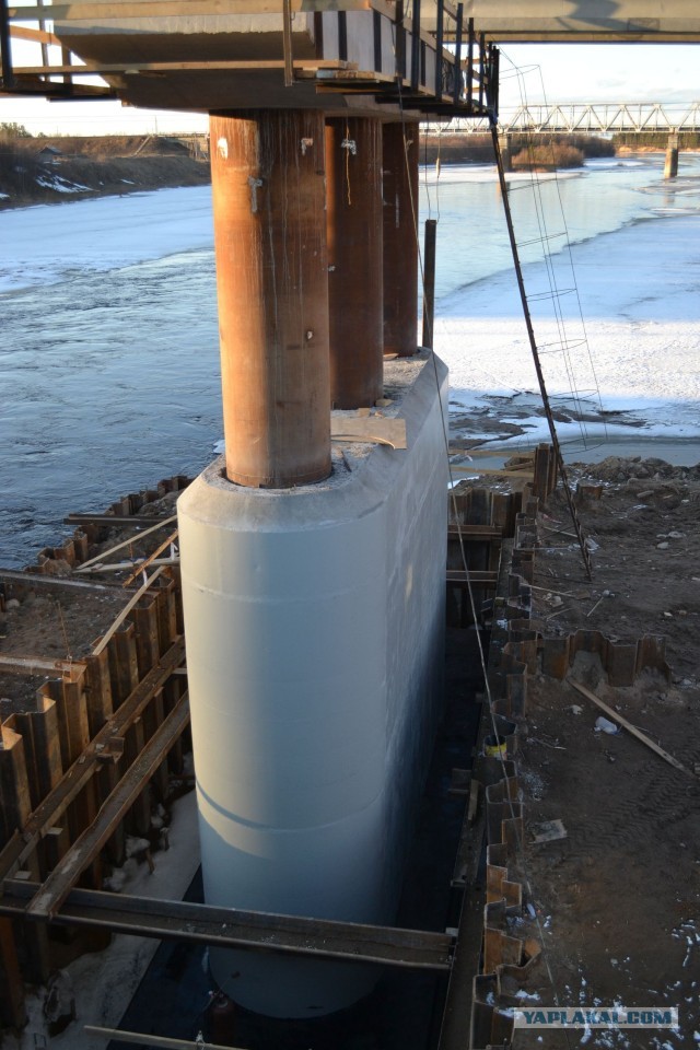 Обрушился мост в Архангельской области