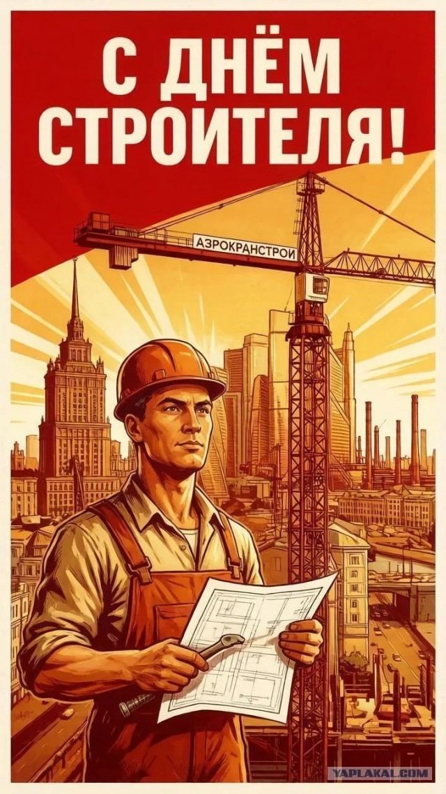 С Днём Строителя!