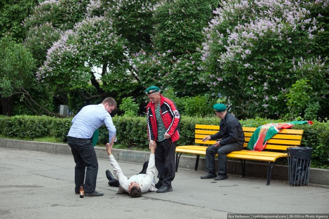 Как отмечали День Пограничника в Москве
