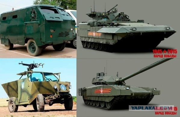 Наглядное сравнение новых вооружений России и Укра