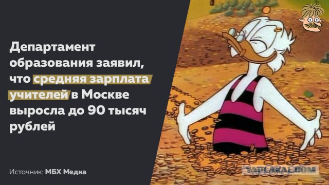 Средняя зарплата учителей в Москве достигла 105 тысяч рублей