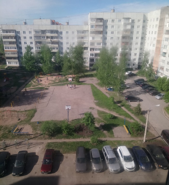 Лето, делимся видом из окна