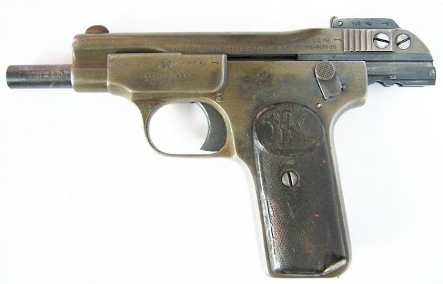 Пистолет Colt Model 1903 Pocket Hammerless - шедевр оружейной эстетики.