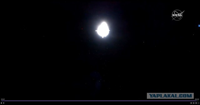 Стыковка SpaceX Crew Dragon с МКС