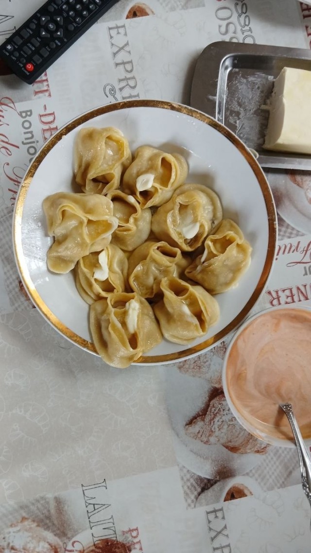 Манты для мужа