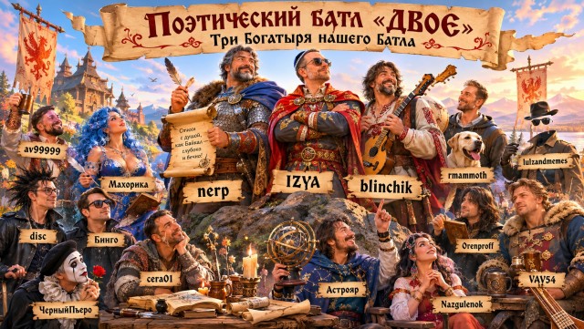 Двое, поэтический батл