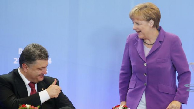 Меркель и Порошенко