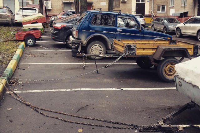 Легальный способ "застолбить" парковочное место